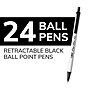 BIC Clic Stic Retractable Ballpoint Pen, Medium Point, 1.0mm, Black Ink, 24/Pack (CSM241-BLK)~#|#~0F2FAC36-7597-488B-B707DAEBF35C33DC_sc7