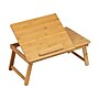 Mind Reader 12" x 19.75" Lap Desk/Laptop Stand With Folding Legs, Brown (BEDTRAYBM-BRN)~#|#~0F30091A-8E26-43EE-BD3F8C4D3DB5E298_sc7