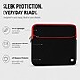 Vangoddy 17" Laptop Sleeve, Black/Red (NBKLEA253)~#|#~0F3D1C8C-AD4C-4038-9C0B946E697D2B20_sc7