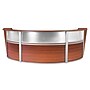 Regency Marque 144"W Curved Reception Desk Workstation, Cherry (77313CH)~#|#~0F44807C-EA25-42C2-A78097F80F24A8B5_sc7
