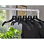 Nahanco 17" Plastic Middle Heavy Weight Dress Hanger, Black, 100/Pack (2505)~#|#~0F4A9F3B-D456-466A-A5C04213AA1C1529_sc7