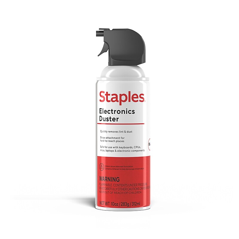 Staples®  Electronics Air Duster, 10 oz. (SPL10ENFR-1) image 1