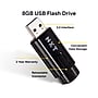 NXT Technologies™ 8GB USB 2.0 Type A Flash Drive, Black, 5/Pack (NX61133)~#|#~0F5A4E2B-F440-4934-93544B7DF44DE008_sc7