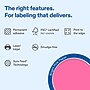 Avery Laser/Inkjet Sealing Labels, 5-7/8" x 4", Bright Pink, 60 Labels/Pack (19479370797)~#|#~0F5C2670-9E6A-4720-B8E614BA3EB40431_sc7