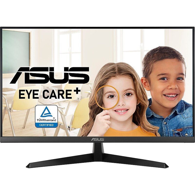 Asus EyeCare+ 27" 4K UHD 60Hz LED Adaptive-Sync Monitor, HDR10, Black (VY27UQ) image 1