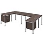 Boss Office Products Simple System 66"W L-Shaped Desk with Pedestal, Driftwood, 2/Set (SGSD008-102)~#|#~0F628990-B67E-41E7-B65EA2333607C6C9_sc7