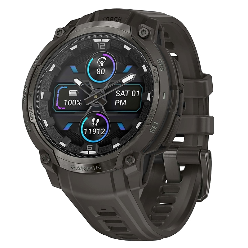 Garmin Instinct Crossover Smartwatch, GPS, 46.6mm, Silicone Band (010-03398-00) image 1