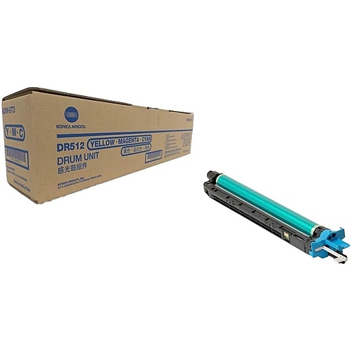 Konica Minolta DR512 TriColor Standard Yield Drum Unit (A2XN0TD) Staples