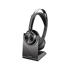 Poly Savi 8220 Wireless Bluetooth Stereo On Ear Headset, MS Poly Savi 8220 Wireless Bluetooth Stereo On Ear Headset, MS