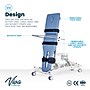 Viva Comfort Electric Height Adjustable Physical Therapy Tilt Table with Straps, 485 lbs. Capacity, Blue (ADI903-05-MK)~#|#~0F6ADD08-790D-47F0-A4FA69656B0B0922_sc7