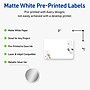 Avery Laser/Inkjet Rectangle Multipurpose Labels, 2" x 3", White, 80/Pack (S00F47)~#|#~0F736AD1-10F0-45EF-BBBADE16AB489391_sc7
