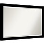 Amanti Art Brushed Black Frame Wall Mirror, 27.5" x 39.5" (A42678100280)~#|#~0F779436-301A-4497-B8FFC1E7D8AC7B85_sc7