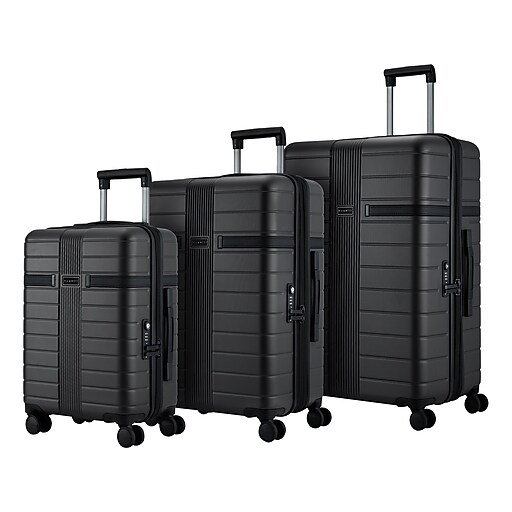 Bugatti Hamburg 3Piece Hardside Spinner Luggage Set, TSA Checkpoint
