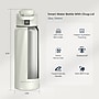 WaterH BOOST Stainless Steel Triple Wall Insulated Smart Water Bottle, 32 oz., White (B003WT)~#|#~0F79A2BB-A97F-4A6F-AC1A088C3615E2BC_sc7