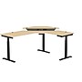 VersaDesk PowerLift 60"W Electric Corner Adjustable Standing Desk, Maple/Black (PLCSD7260-BM-APP)~#|#~0F7A1F37-6C62-4C3A-A1C1BCF2ADDA0DB6_sc7