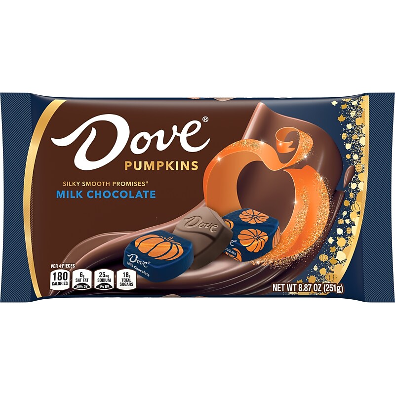 Dove Promises Harvest Pumpkins Milk Chocolate Pieces, 8.87 oz. (370933) image 1