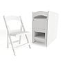 Flash Furniture HERCULES™ Vinyl Armless Folding Chair, White, 20/Pack (20L3L1WHITE)~#|#~0F80C228-2117-4DAE-B2C04BFF0E6CB337_sc7