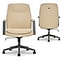 Thomasville Furniture Upton Ergonomic Bonded Leather Swivel Manager Chair, Cream (51421-CRM)~#|#~0F83FC21-B44F-4942-8E117D2B4A12331C_sc7
