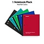 Staples® Combo 1-Subject Subject Notebooks, 8.5" x 11", Specialty Ruled, 100 Sheets, Assorted (06497)~#|#~0F85CEF8-D614-4351-978EC91F3A9FF713_sc7
