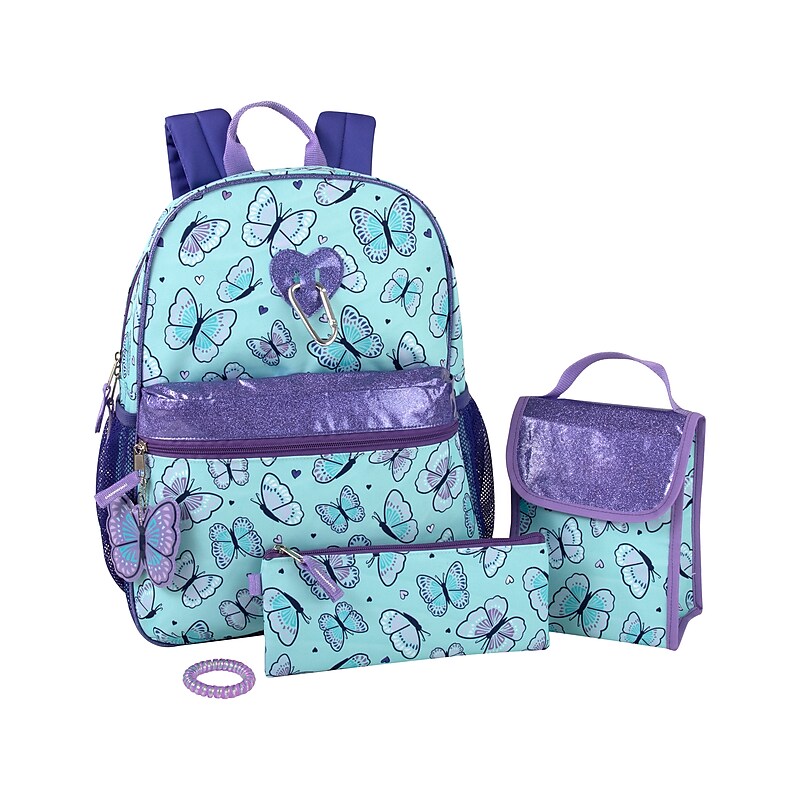 A.D.Ventures Backpack Set, Butterfly, Multicolor (2143STA) image 1