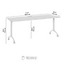 Bush Business Furniture Synergy 72"W Rectangular Conference Table, White (SGD272WH)~#|#~0F8CD02E-F131-4910-863760E9EC25E2E1_sc7