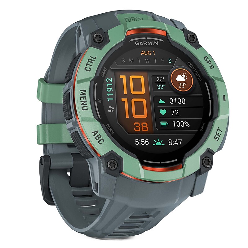 Garmin Instinct 3 Smart Watch, 50 mm, Neo Tropic & Twilight (GRM0302001) image 1