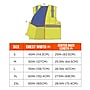Chill-Its 6668 High Visibility Safety Cooling Vest, ANSI Class R2, Lime, Small (12712)~#|#~0F8FCFF0-5EB2-4AA8-9E94242DBC872760_sc7