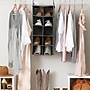 Household Essentials 10 Pocket Double Hang Canvas Shoe Organizer Side‑by‑Side Hanging Storage, Gray (HH7510-1)~#|#~0F92C5CD-7483-473E-BDFBA183AB3207FD_sc7