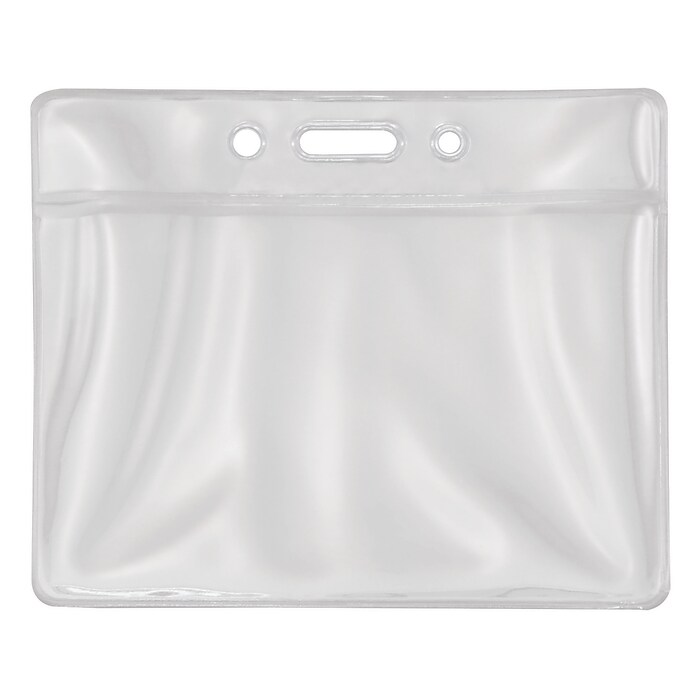 ホットセール Clear, Holder, Badge ID Advantus 50/Pack Staples | (75683) 事務用品
