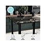 Martha Stewart Eli 47"W Glass/Steel Home Office Desk, Clear/Oil-Rubbed Bronze (XUDK1BK)~#|#~0F93D2D9-72E1-4216-8B3F62D8848F1341_sc7
