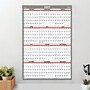 2027 Staples 36" x 24" Yearly Dry Erase Wall Calendar, Reversible, White/Red/Gray (ST63004-27)~#|#~0F950DFC-E267-4393-BA6336012866DE8E_sc7