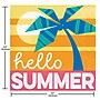 Say Hooray! Summer Sun Disposable Paper Plates and Napkins Set, 48/Pack (DTC9635E2G)~#|#~0F953031-AC32-4BB2-853A7187FFC2F0AF_sc7