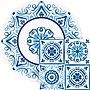 Creative Converting Blue Willow Party Kit, Blue/White, Serves 16 (DTC9508E2G)~#|#~0F95C6C0-ABB1-4C2E-83E5E16085BD450B_sc7
