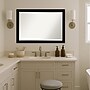 Amanti Art Brushed Black Frame Wall Mirror, 27.5" x 39.5" (A42678100280)~#|#~0F9667A9-2FE3-4DBC-8A44D0D5D28EF667_sc7