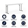 Flash Furniture Folding Table, 70.8"D x 18"W, Granite White (6RB1872)~#|#~0F966C53-1538-4039-BBE2753082FF6A5E_sc7