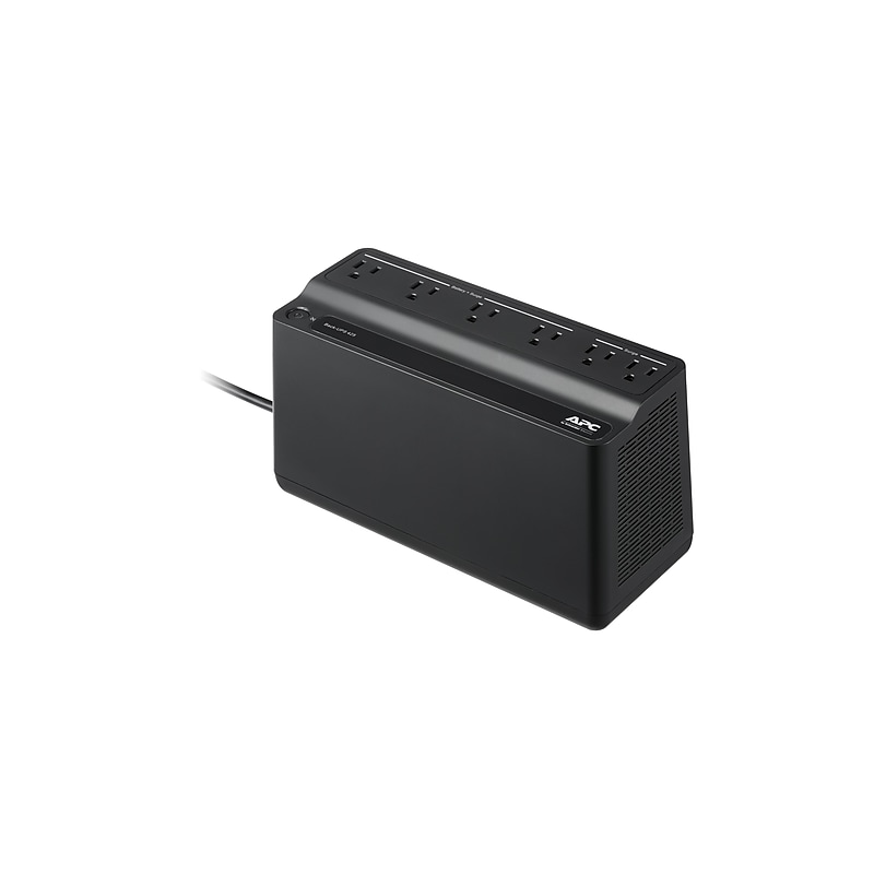 APC Back-UPS 425VA Backup and Surge Protector, 6-Outlets, Black (BE425M) image 1