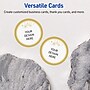 Avery Gold-Metallic Ornaments Matte Blank Card, White, 120/Pack (S00-FH7)~#|#~0F9AC325-38E5-4247-A23F6ABE8D86EBB1_sc7