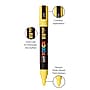 POSCA PC-5M Water Based Paint Marker, Medium Bullet Tip, Yellow, 3/Pack (UBCPC5MYELLOW-3)~#|#~0FA3E347-E88A-4A52-A0DCAB3E1FAC35F4_sc7