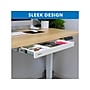 Mount-It! 2"H x 21"W Under-Desk Drawer, White (MI-7294WHT)~#|#~0FA5F45A-358F-4B53-81E79B0CB1C82642_sc7