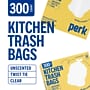 Perk™ 10 Gallon Kitchen Trash Bag, 24" x 24", High Density, 0.36 mil, Clear, 300 Bags/Box (PK56746)~#|#~0FABA16C-7D22-4FC3-8626FFB15E24D6DF_sc7