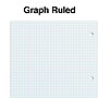 Staples 1-Subject Notebooks, 8" x 10.5", Graph Ruled, 70 Sheets, Blue (ST23985C)~#|#~0FABE58A-CB68-4115-9CD072C71E966401_sc7