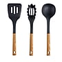 MegaChef Cooking Utensil Set, Black, 7 Piece (937114415M)~#|#~0FADA53D-4754-4971-AD0A4AEB366D140B_sc7