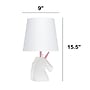 Creekwood Home Whimsilux 15.5" LED Table Lamp, White/Pink Glitter (CWT-2023-PN-LB)~#|#~0FAF2F50-5458-4BCB-81475666E96F947F_sc7