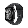 Apple Watch Series 11 GPS + Cellular Smartwatch, 46mm, Jet Black Aluminum Case with Black Sport Band, Small/Medium (MFC24LW/A)~#|#~0FB01692-B289-4C36-8FB4747CD0C7010C_sc7