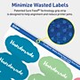 Avery TrueBlock Laser/Inkjet Decorative Edge Multipurpose Labels, 1-1/8" x 2-1/4", White, 210/Pack (94061)~#|#~0FB0671A-2D05-49D9-8BA3BB2A860E65A0_sc7