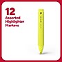 TRU RED™ Tank Highlighter with Grip, Chisel Tip, Assorted, 12/Pack (TR54585)~#|#~0FB0F2B8-0075-49AA-A5C35AD676026D2B_sc7