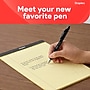 Staples Sonix Retractable Gel Pens, Medium Point, 0.7mm, Black Ink, Dozen (13561-CC)~#|#~0FB47915-8835-40F6-96EDA83B4154423D_sc7