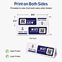 Avery Rectangle Tent Cards , 2.5" x 8.5", Textured Matte, 20 Labels/Pack (95329)~#|#~0FB6DEF6-BDBE-4D3C-A2591064408F76B6_sc7