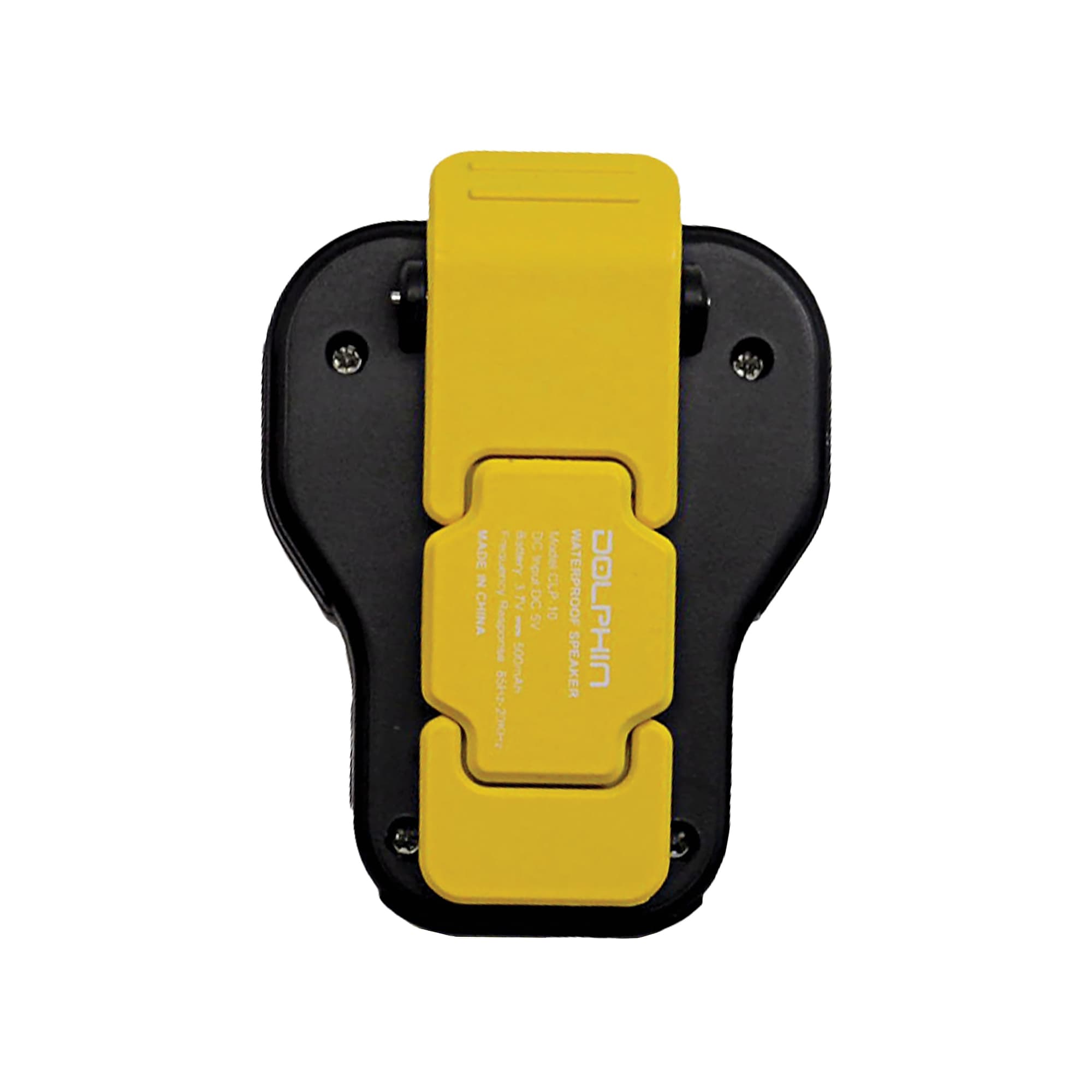 Dolphin Audio Wireless Bluetooth Speaker, Waterproof, Black & Yellow (GSDCLP10BLK) Sansujyuku sansujyuku.com