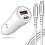 Overtime 38W Dual Port Car Charger & USB-C to Lightning Cable Bundle, White (OTC2PD6IP)~#|#~0FC021B2-7BBA-413A-935F2E6D0CB1D3B8_sc7